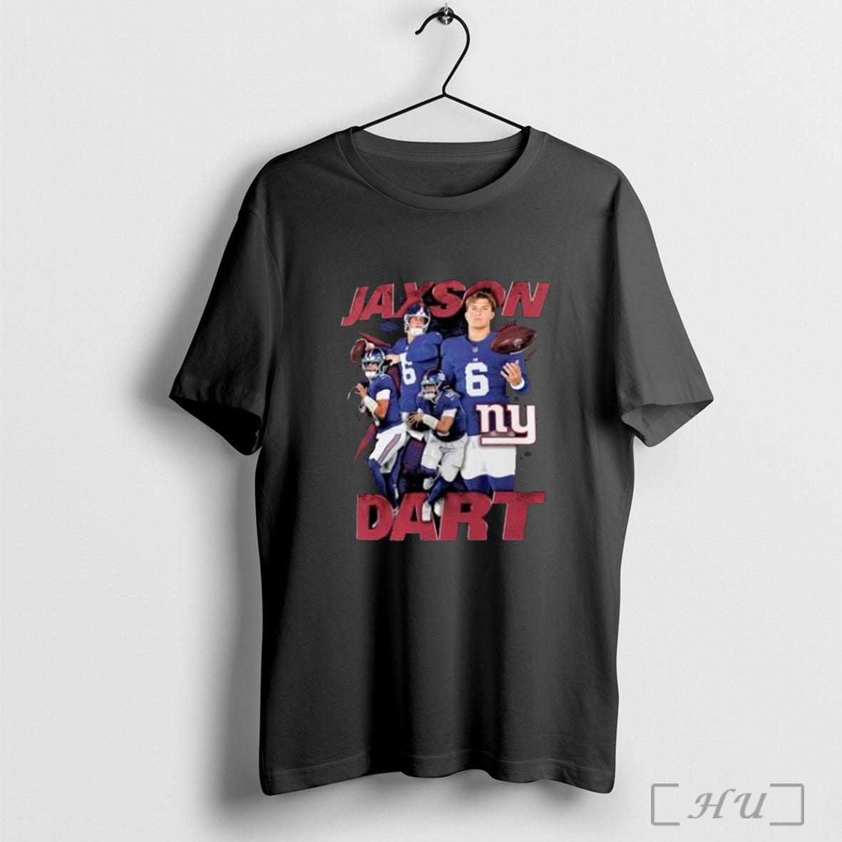 Officials Jaxson Dart New York Giants Notorious Graphic T Shirt