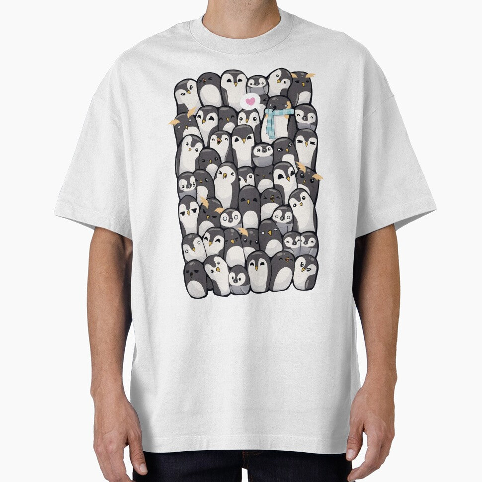 many penguins by MangaCortaTees Unisex T-shirt, Sweatshirt, Hoodie, Long Sleeve Tee