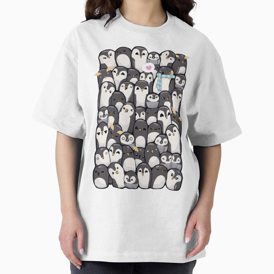 many penguins by MangaCortaTees Unisex T-shirt, Sweatshirt, Hoodie, Long Sleeve Tee