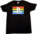 PlayStation Men's PS Distressed Logo Gaming Console Black Shirt NWT S, M, L, XL Unisex T-shirt, Sweatshirt, Hoodie, Long Sleeve Tee